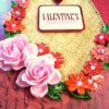 Quilled Flowers Valentines day Greeting Card image