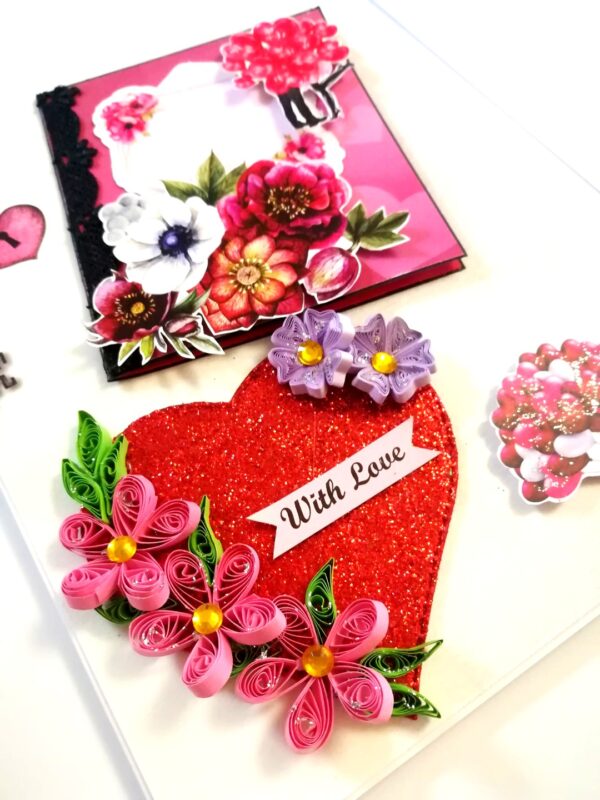 Love Pop up Hearts Greeting card image