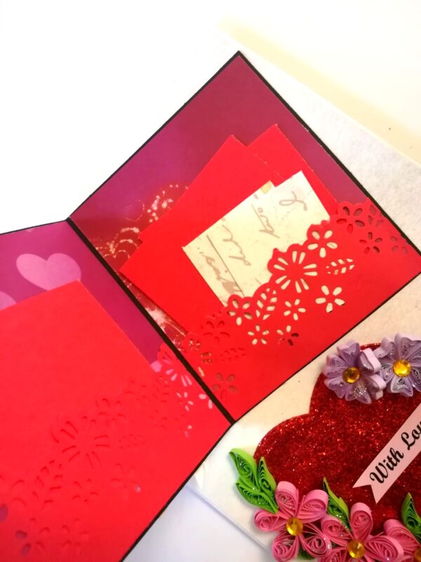 Love Pop up Hearts Greeting card image