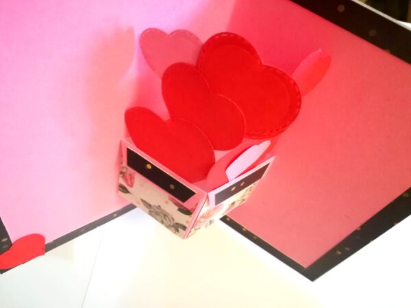 Love Pop up Hearts Greeting card image