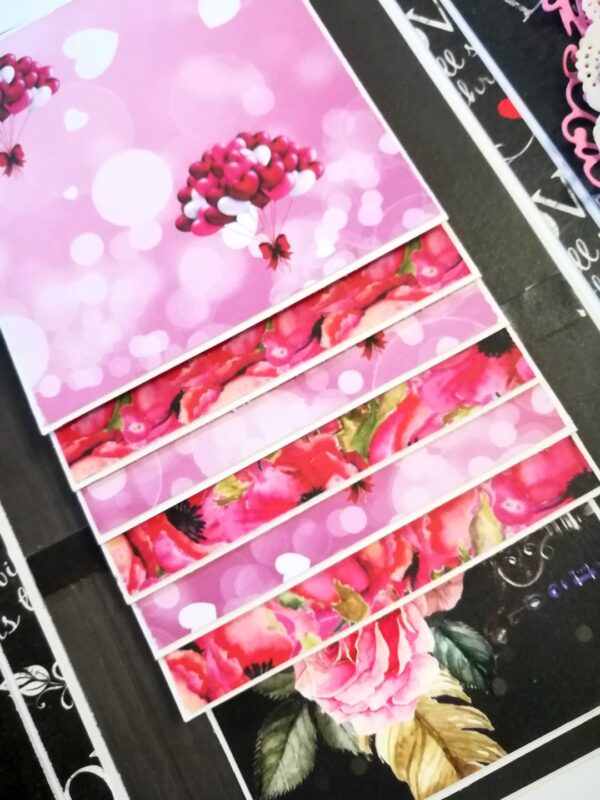 Love Couple Three Fold Mini Scrapbook Gift - D2 image