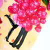 Quilled Hearts Tree With Love Couple Greeting Card - D1 image