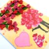 Quilled Hearts Tree With Love Couple Greeting Card - D1 image