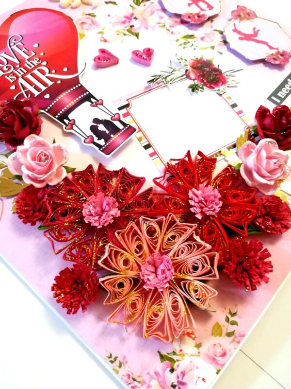 Sparkling Big Large Love Greeting Card Mini Scrapbook image