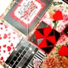 Sparkling Big Large Love Greeting Card Mini Scrapbook image