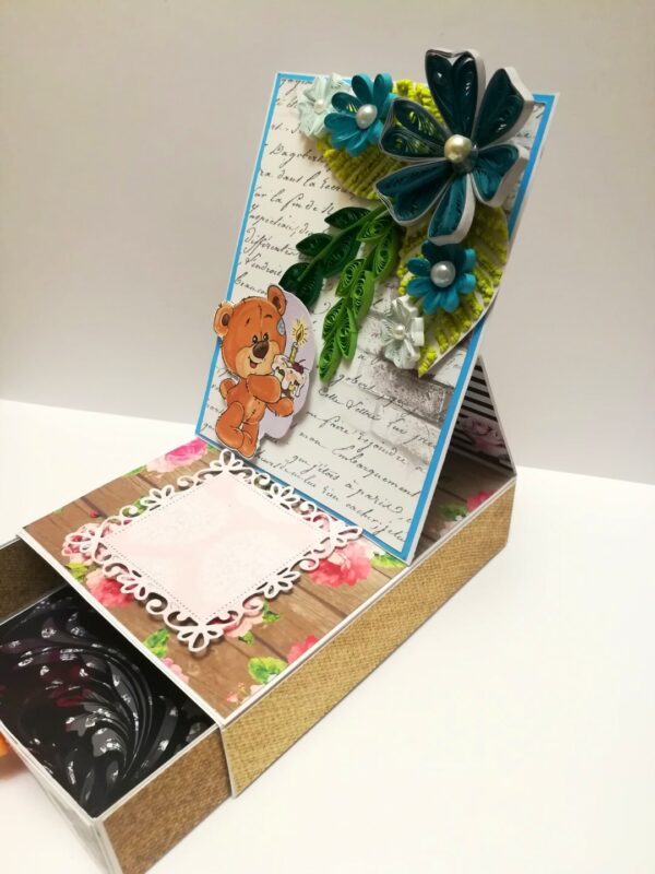 Card With Drawer Gift Greeting Card - D17 image