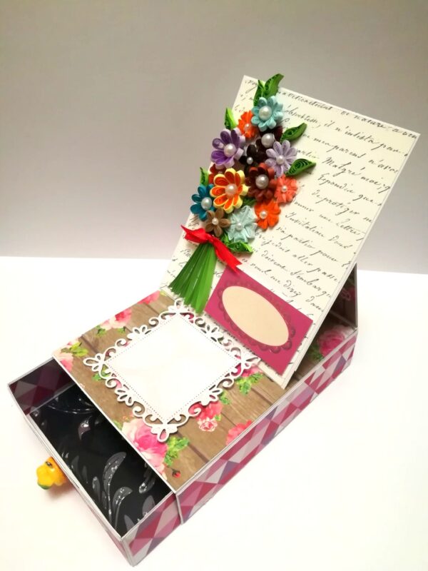 Card With Drawer Gift Greeting Card - D18 image
