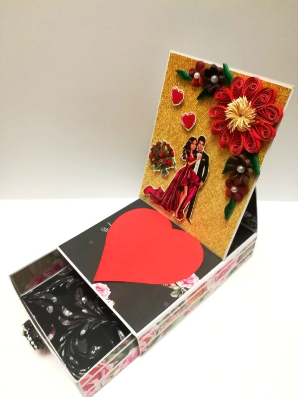Card With Drawer Gift Greeting Card -D19 image