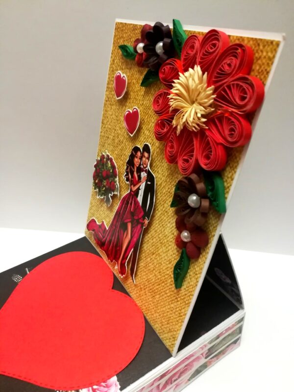 Card With Drawer Gift Greeting Card -D19 image