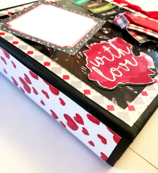 Male Theme Love/Birthday Handmade Scrapbook -D1 image