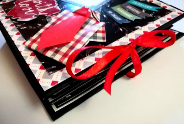 Male Theme Love/Birthday Handmade Scrapbook -D1 image