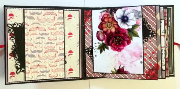 Male Theme Love/Birthday Handmade Scrapbook -D1 image