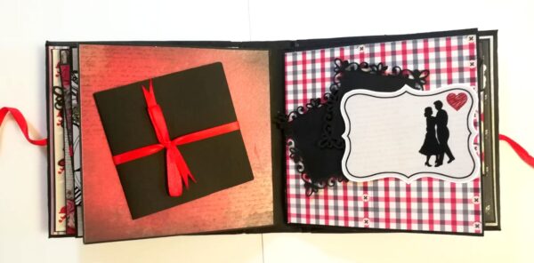 Male Theme Love/Birthday Handmade Scrapbook -D1 image