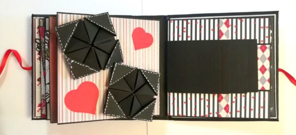 Male Theme Love/Birthday Handmade Scrapbook -D1 image