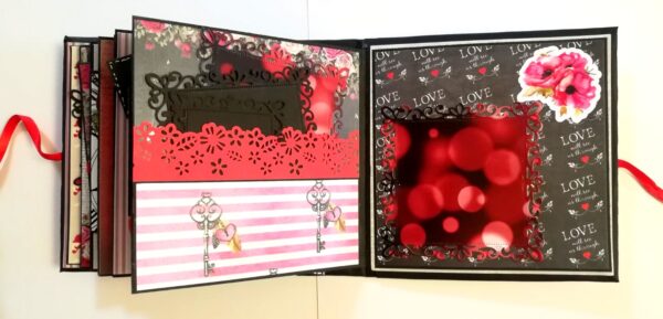 Male Theme Love/Birthday Handmade Scrapbook -D1 image