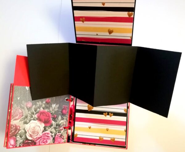 Love Valentine Mini Scrapbook Folder - D1 image Love Valentine Mini Scrapbook Folder - D1 image