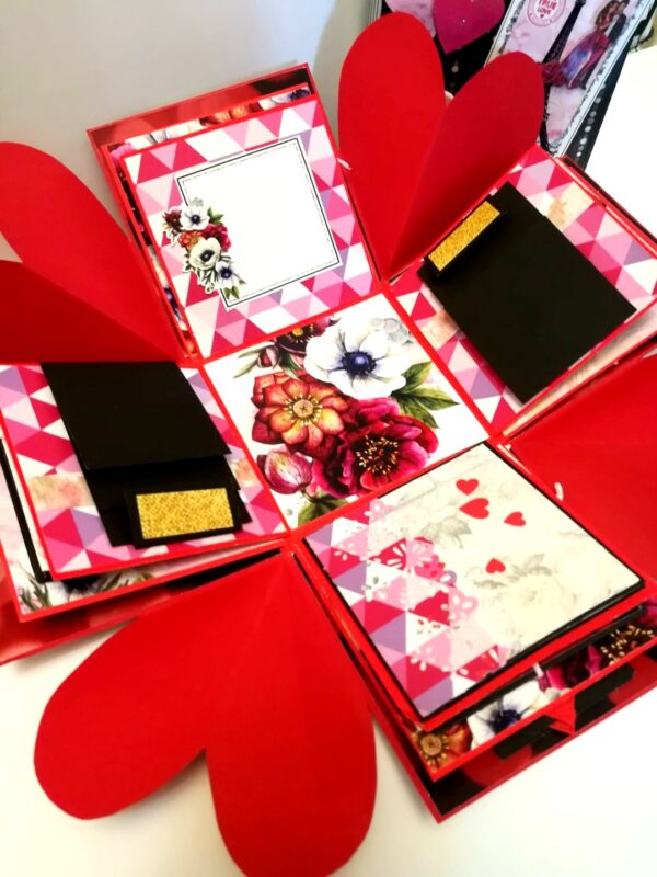 Love Valentine 3 layer Explosion Box