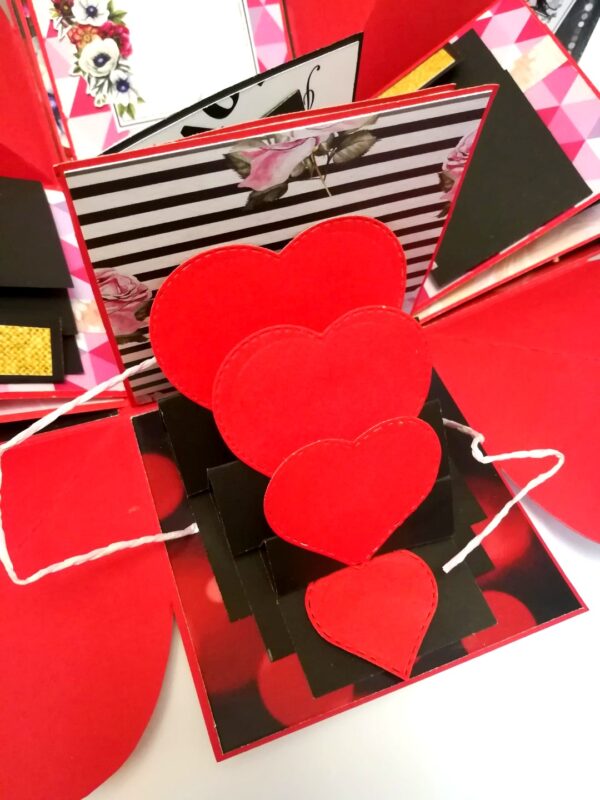 Love Valentine 3 layer Explosion Box