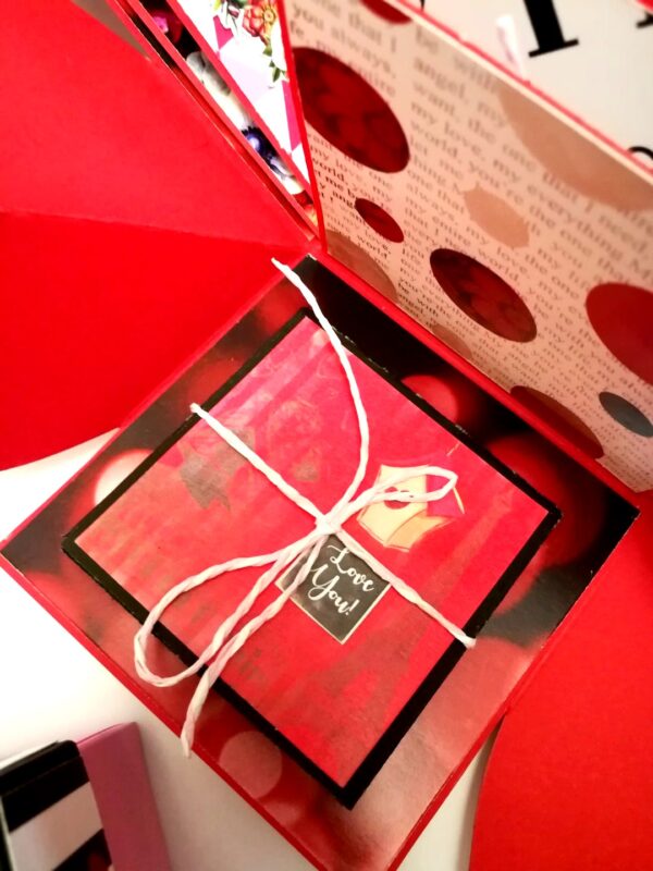 Love Valentine 3 layer Explosion Box
