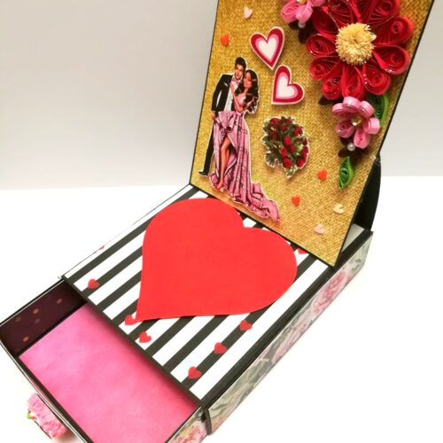 Card With Drawer Gift Greeting Card -D22 image Card With Drawer Gift Greeting Card -D22 image