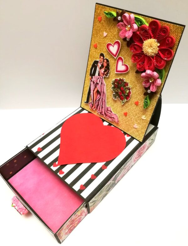 Card With Drawer Gift Greeting Card -D22 image