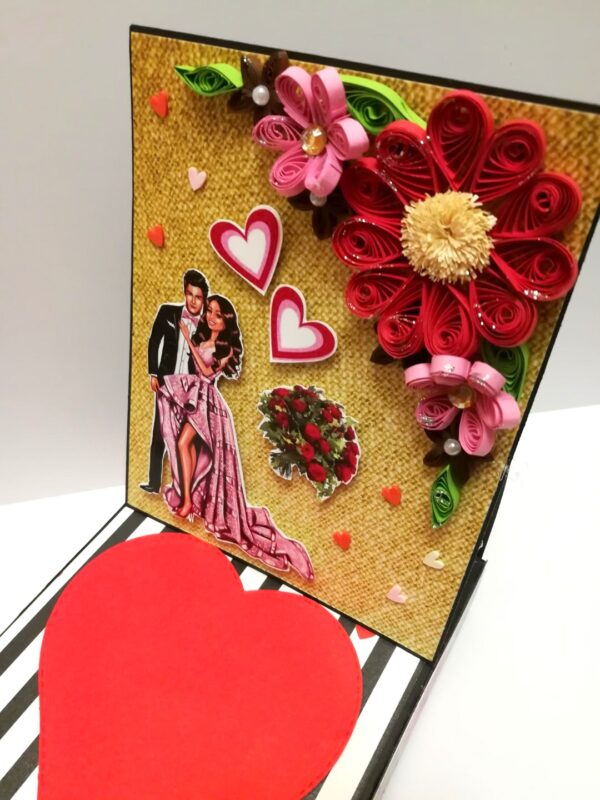 Card With Drawer Gift Greeting Card -D22 image