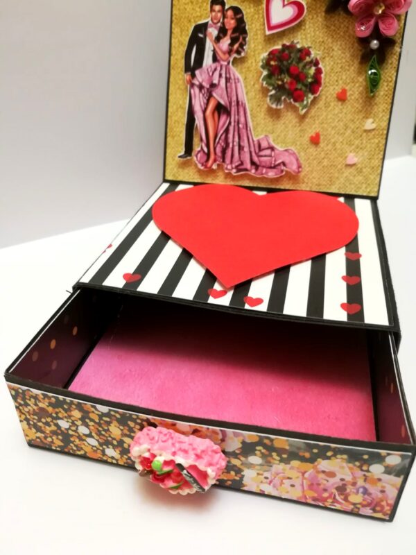 Card With Drawer Gift Greeting Card -D22 image