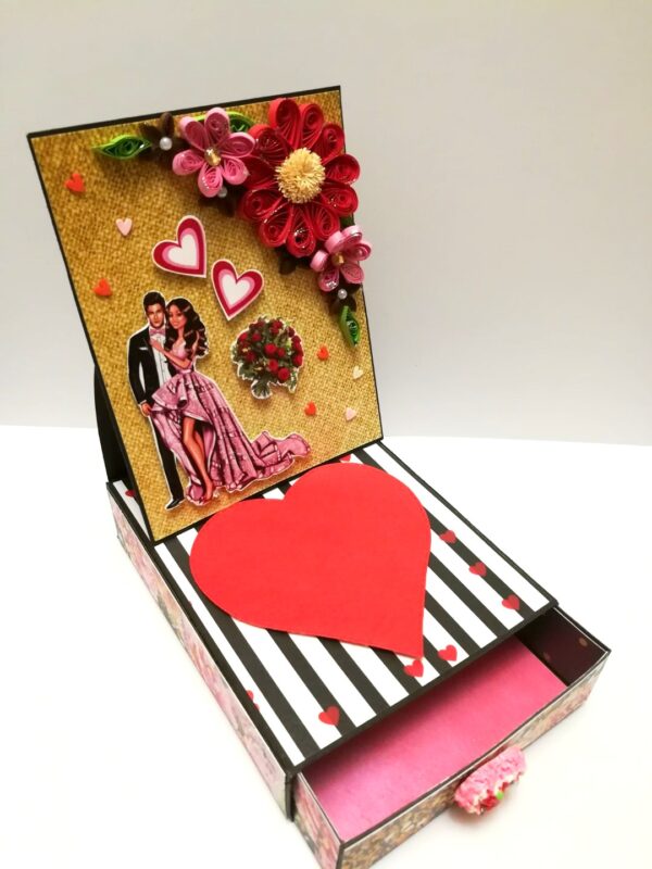 Card With Drawer Gift Greeting Card -D22 image