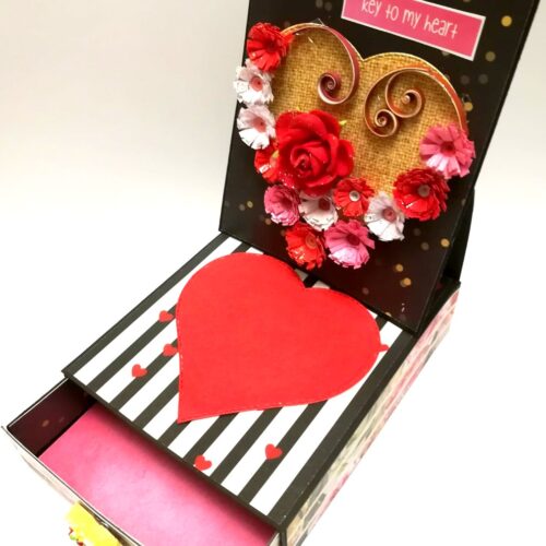 Card With Drawer Gift Greeting Card -D24 image