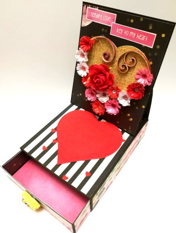 Card With Drawer Gift Greeting Card -D24 image