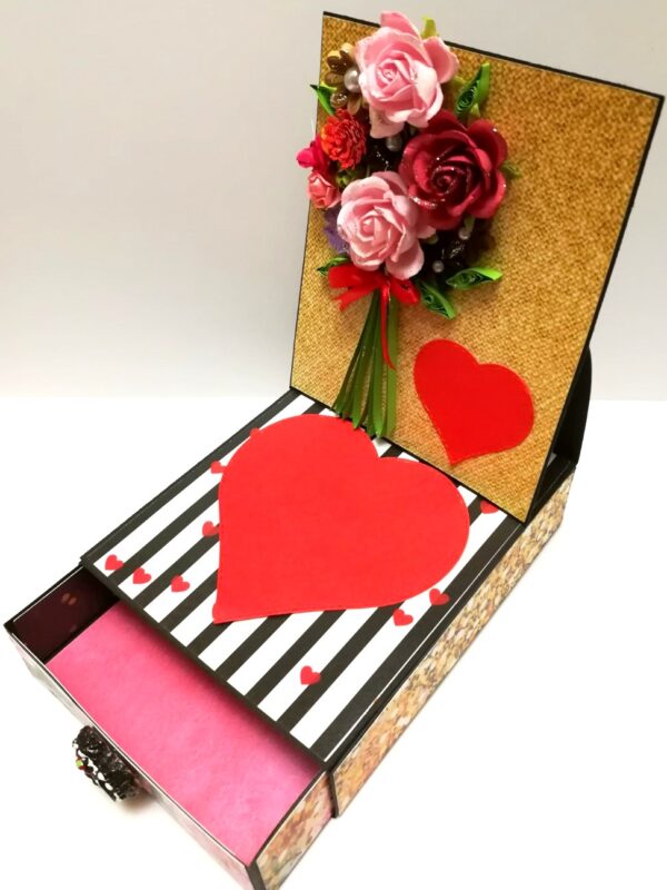 Card With Drawer Gift Greeting Card - D21 image