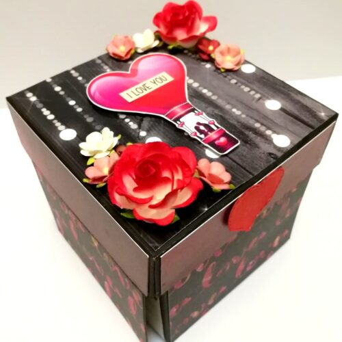 Valentine Theme Explosion Box - D1 image