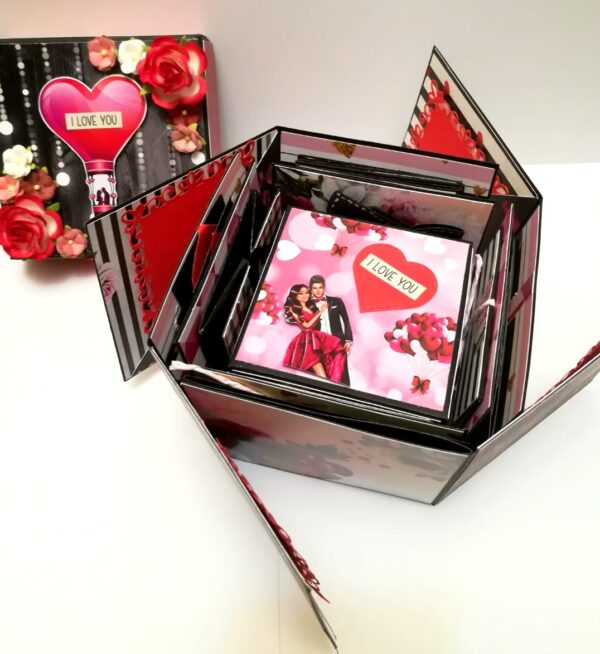 Valentine Theme Explosion Box - D1 image Valentine Theme Explosion Box - D1 image