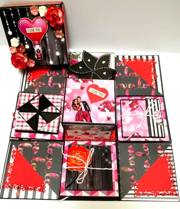 Valentine Theme Explosion Box - D1 image Valentine Theme Explosion Box - D1 image