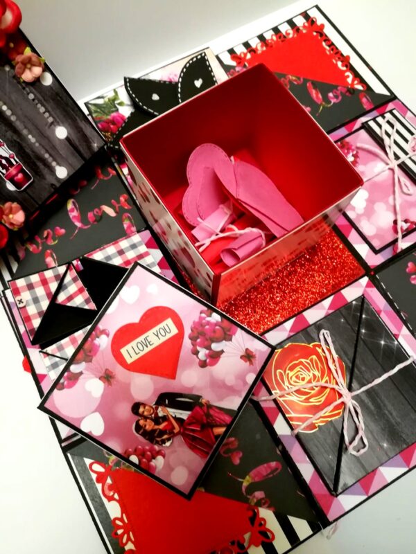 Valentine Theme Explosion Box - D1 image Valentine Theme Explosion Box - D1 image