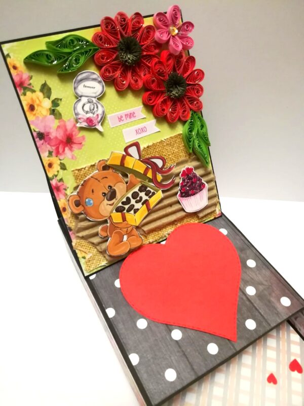 Card With Drawer Gift Greeting Card -D25 image