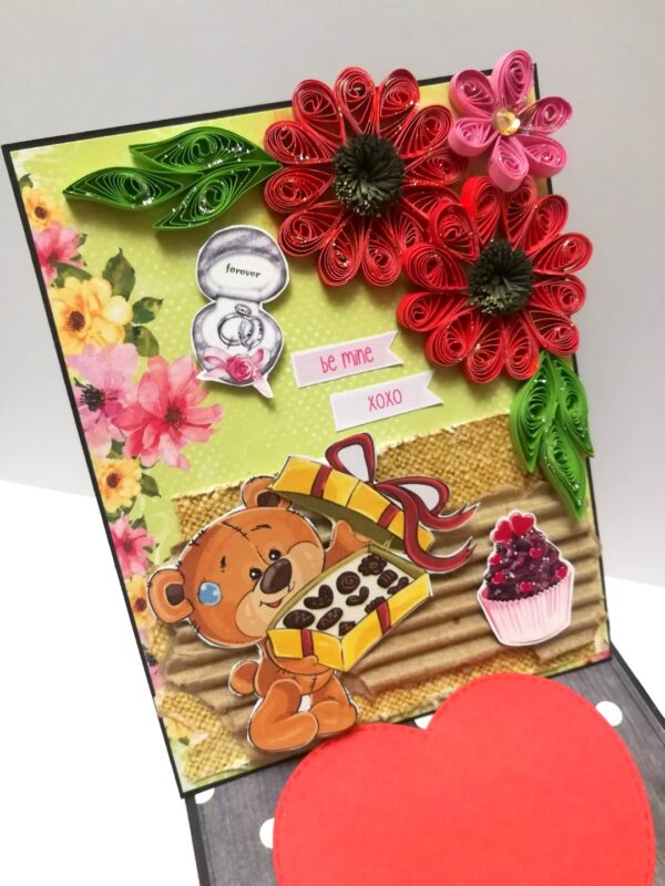 Card With Drawer Gift Greeting Card -D25 image