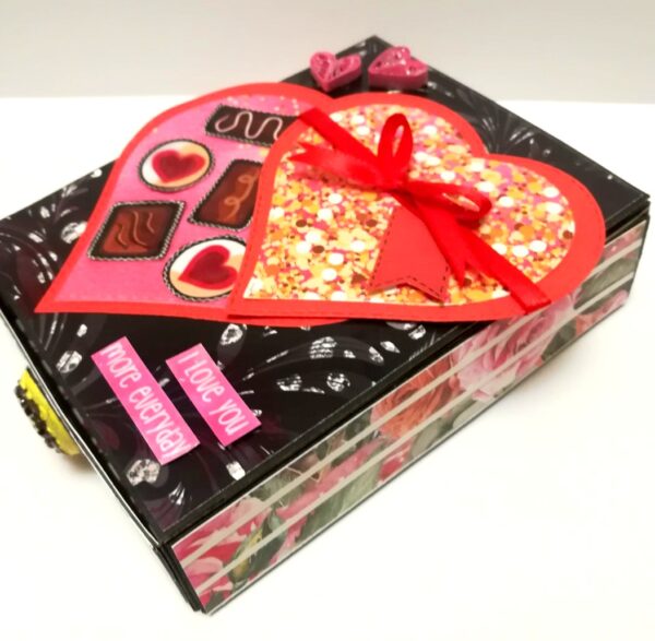 Chocolate Card With Drawer Gift Greeting Card - D26 image