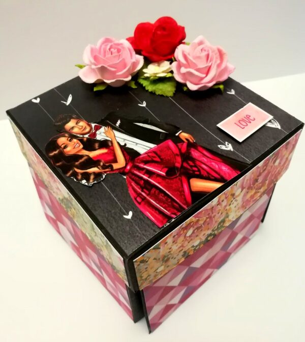Love and Anniversary Theme Explosion Box - D2 image Love and Anniversary Theme Explosion Box - D2 image