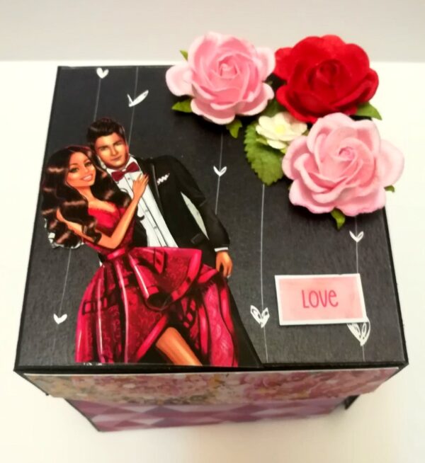 Love and Anniversary Theme Explosion Box - D2 image Love and Anniversary Theme Explosion Box - D2 image
