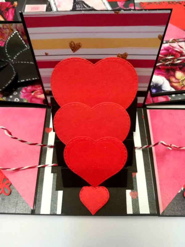 Love and Anniversary Theme Explosion Box - D2 image Love and Anniversary Theme Explosion Box - D2 image