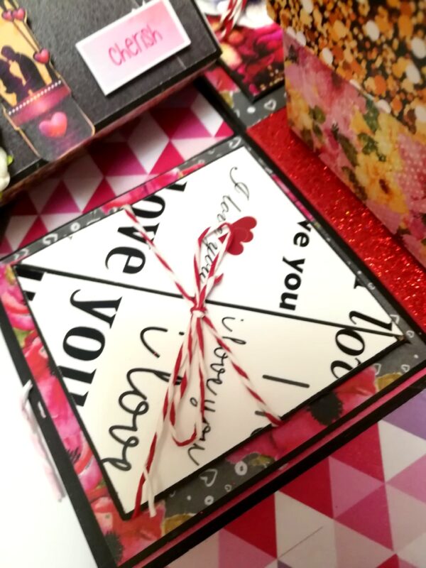 Love and Anniversary Theme Explosion Box - D3 image Love and Anniversary Theme Explosion Box - D3 image