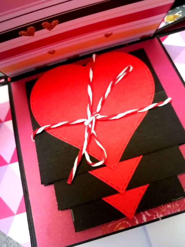 Love and Anniversary Theme Explosion Box - D3 image Love and Anniversary Theme Explosion Box - D3 image
