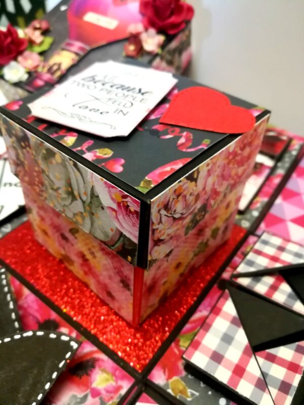 Love and Anniversary Theme Explosion Box - D3 image Love and Anniversary Theme Explosion Box - D3 image