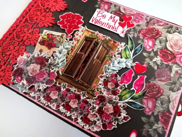 Love & Valentine Handmade Scrapbook -D1 image