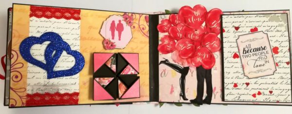Love & Valentine Handmade Scrapbook -D1 image