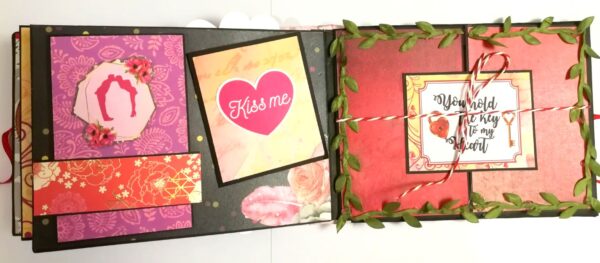 Love & Valentine Handmade Scrapbook -D1 image
