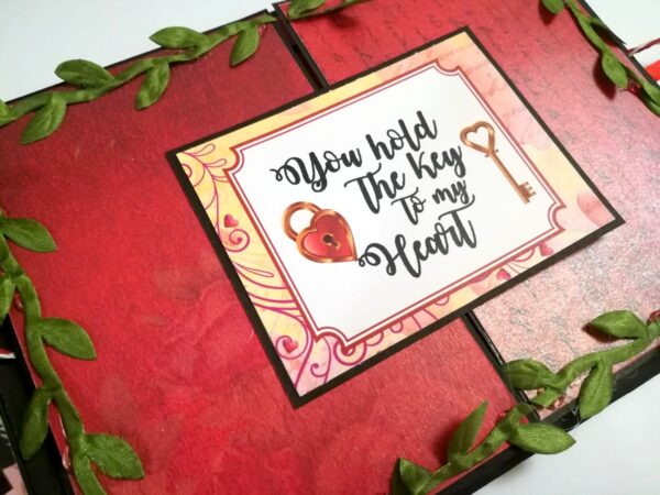 Love & Valentine Handmade Scrapbook -D1 image