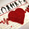 Quilled Heart Beat Love Greeting Card -D1 image