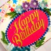 Happy Birthday Handmade Sparkling Scrapbook -D1 image